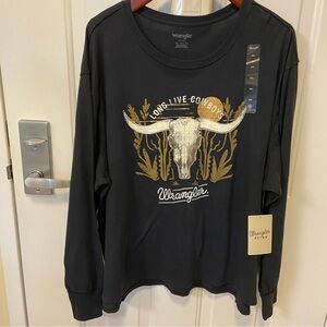 Wrangler Charcoal Graphic Tee